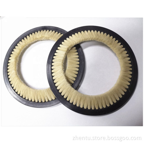 Weft accumulator feeder Brush Diameter